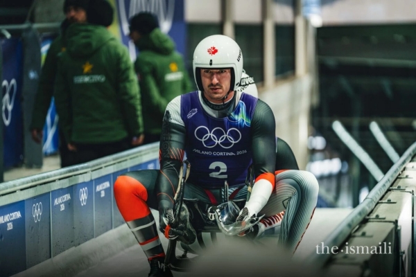 Devin Wardrope competing at the 2026 Winter Olympics in Milan Cortina.Photo: FIL